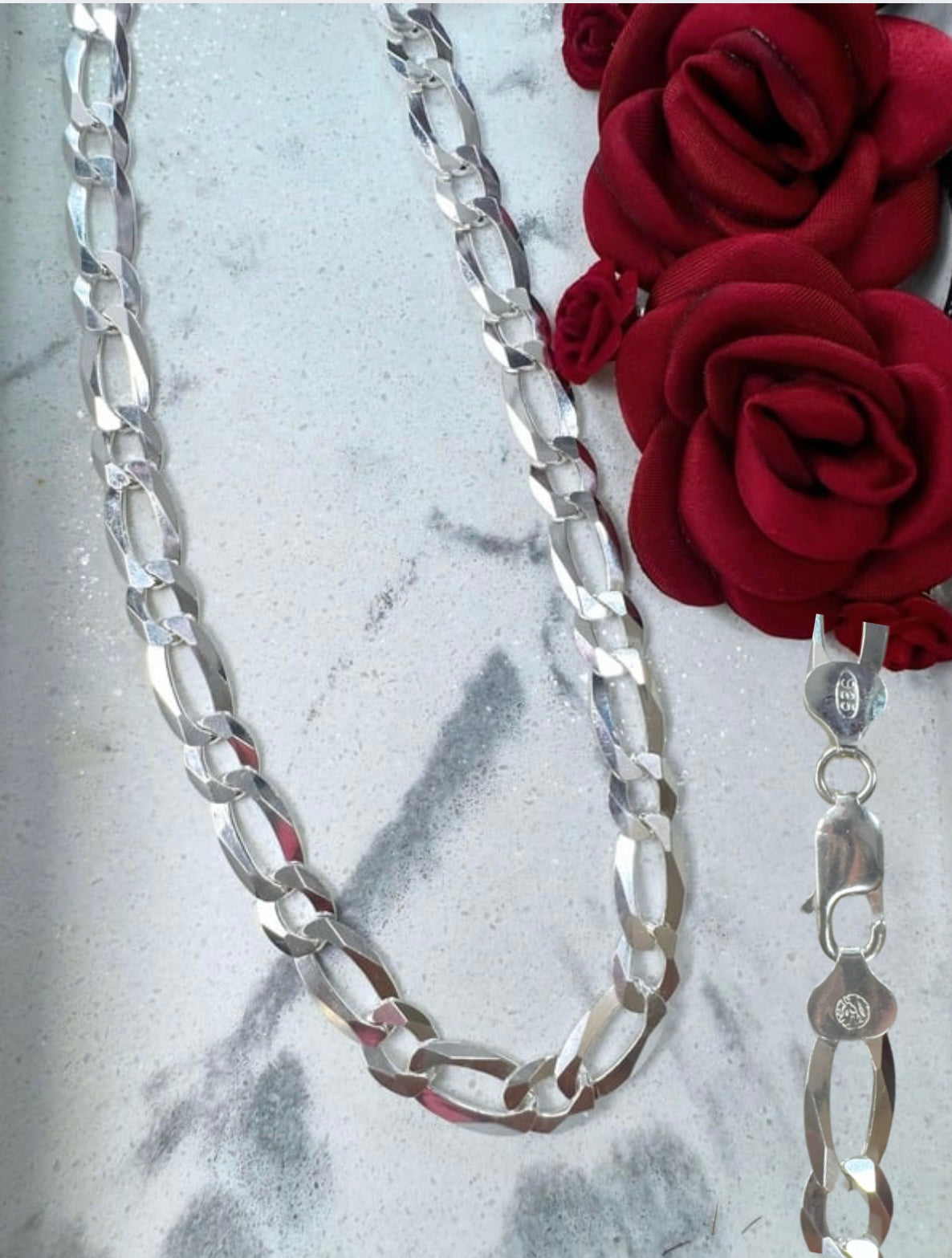 Cuban Chain 60cm Silver .925