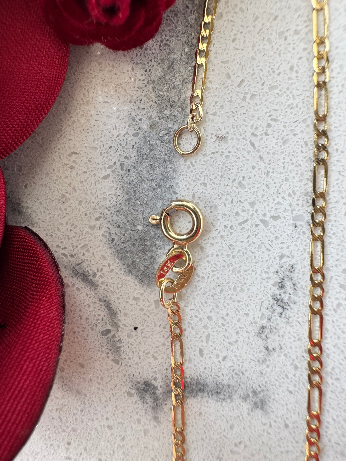 1x1 14K GOLD chain