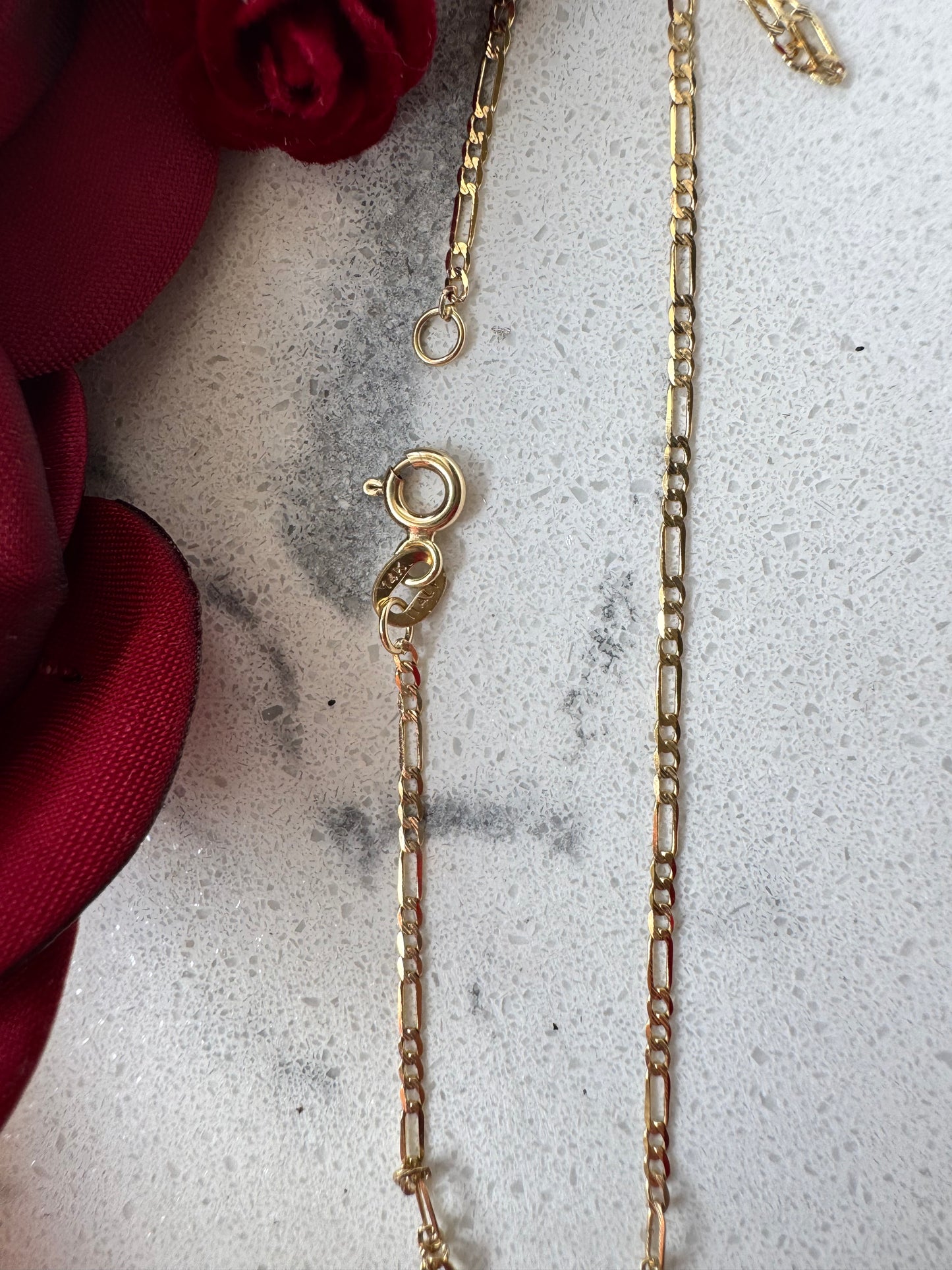 1x1 14K GOLD chain