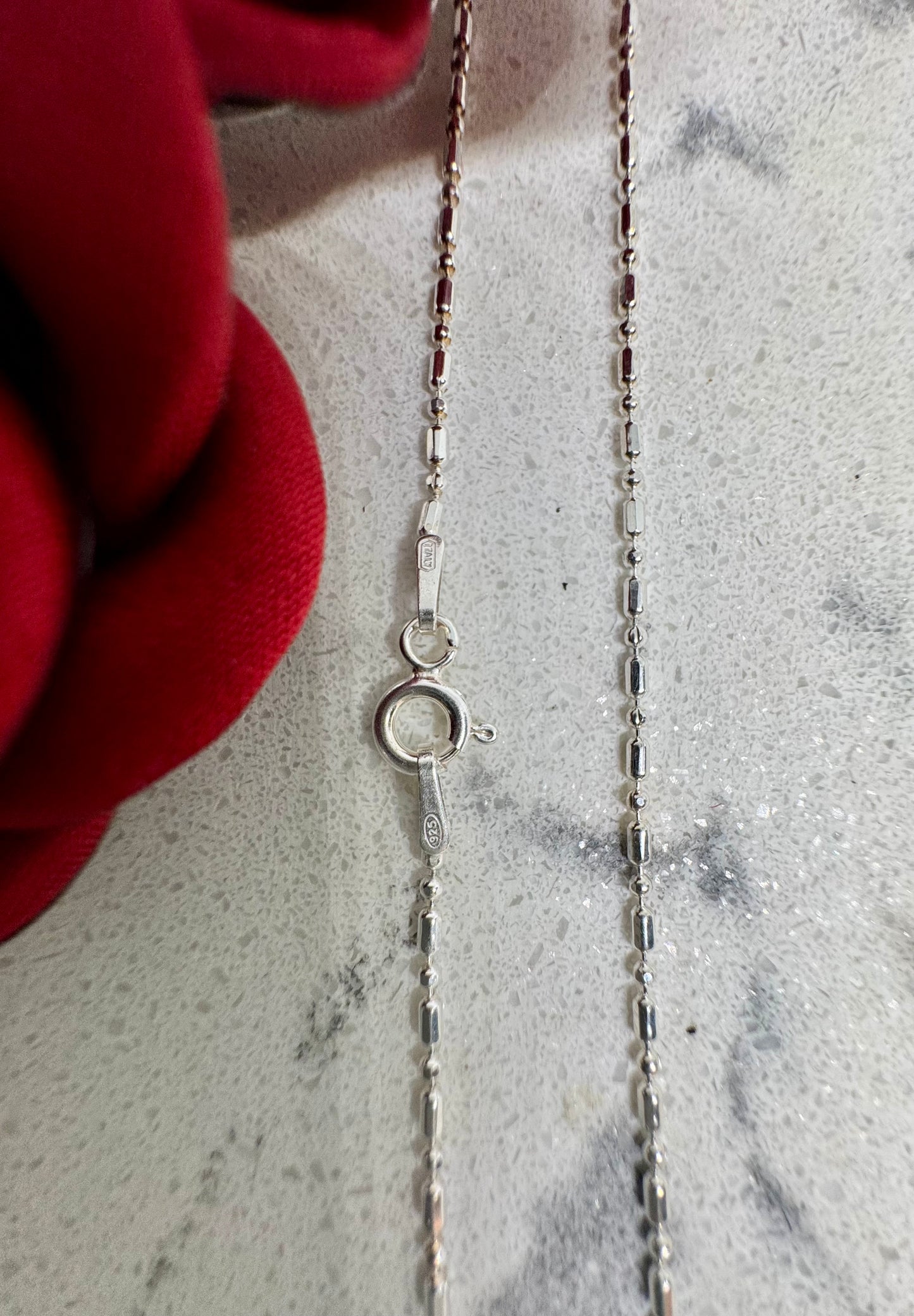 Semicolon Chain Silver .925