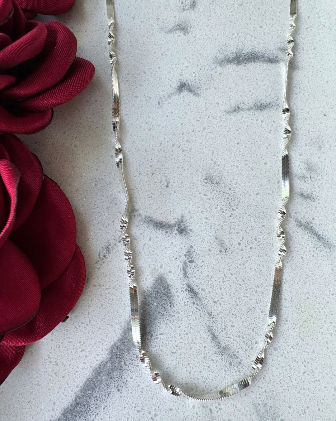 Semicolon Chain Silver .925