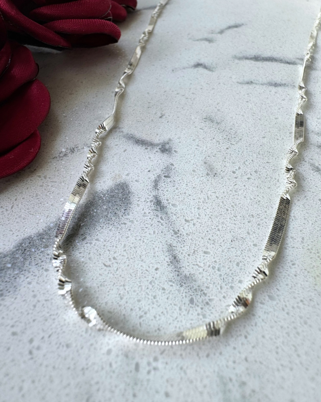 Semicolon Chain Silver .925