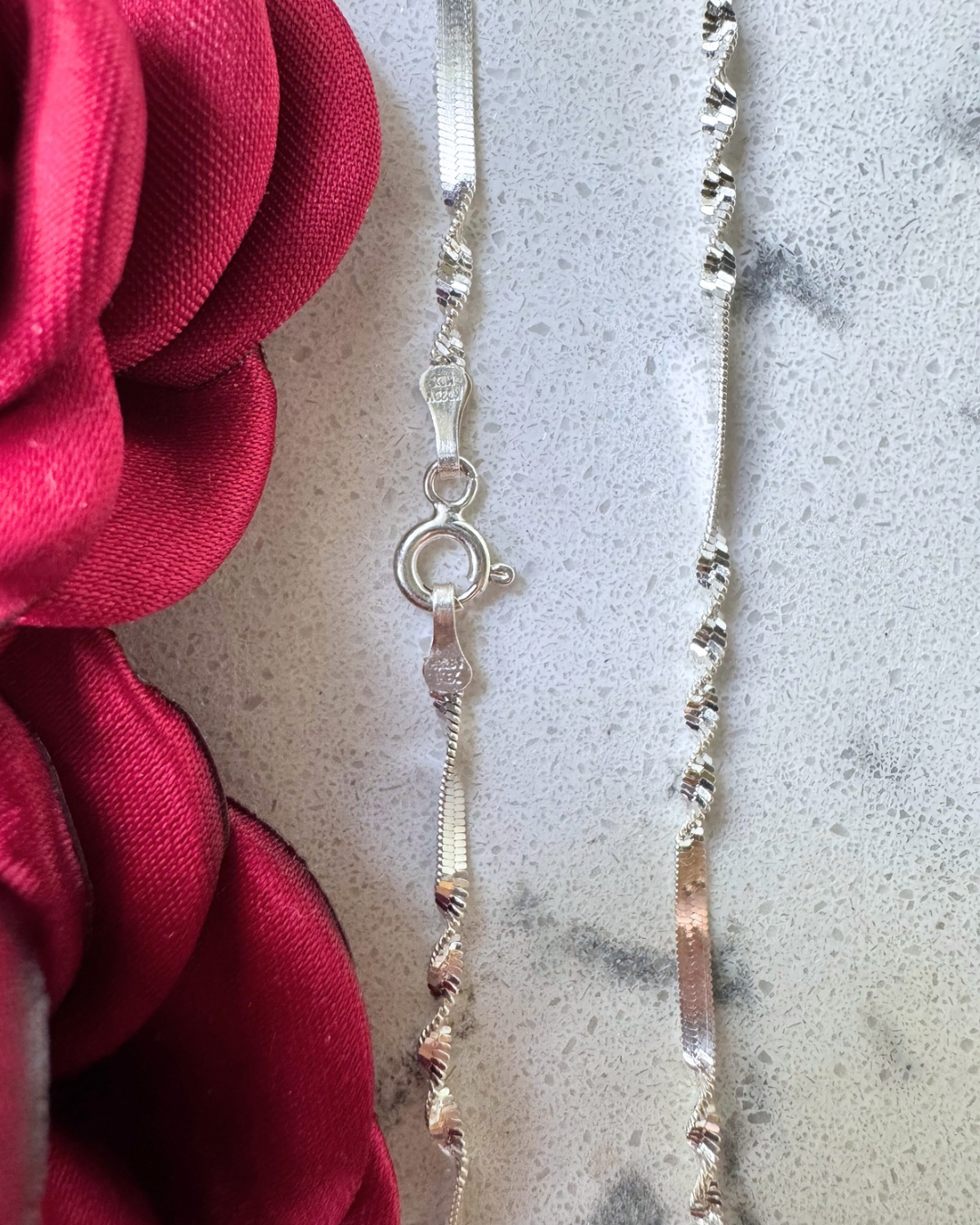 Semicolon Chain Silver .925