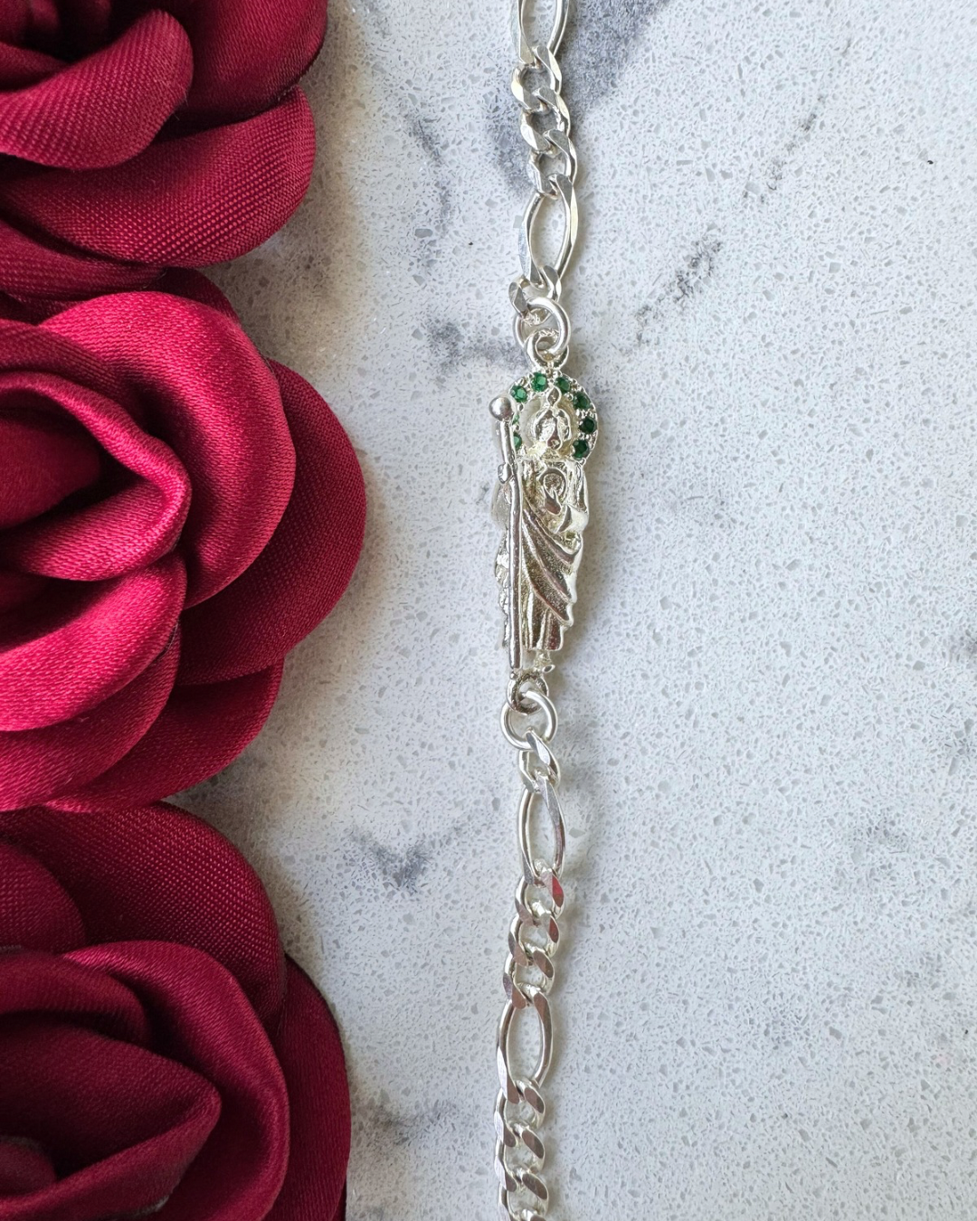 Pulsera San Juditas Tadeo Plata 925