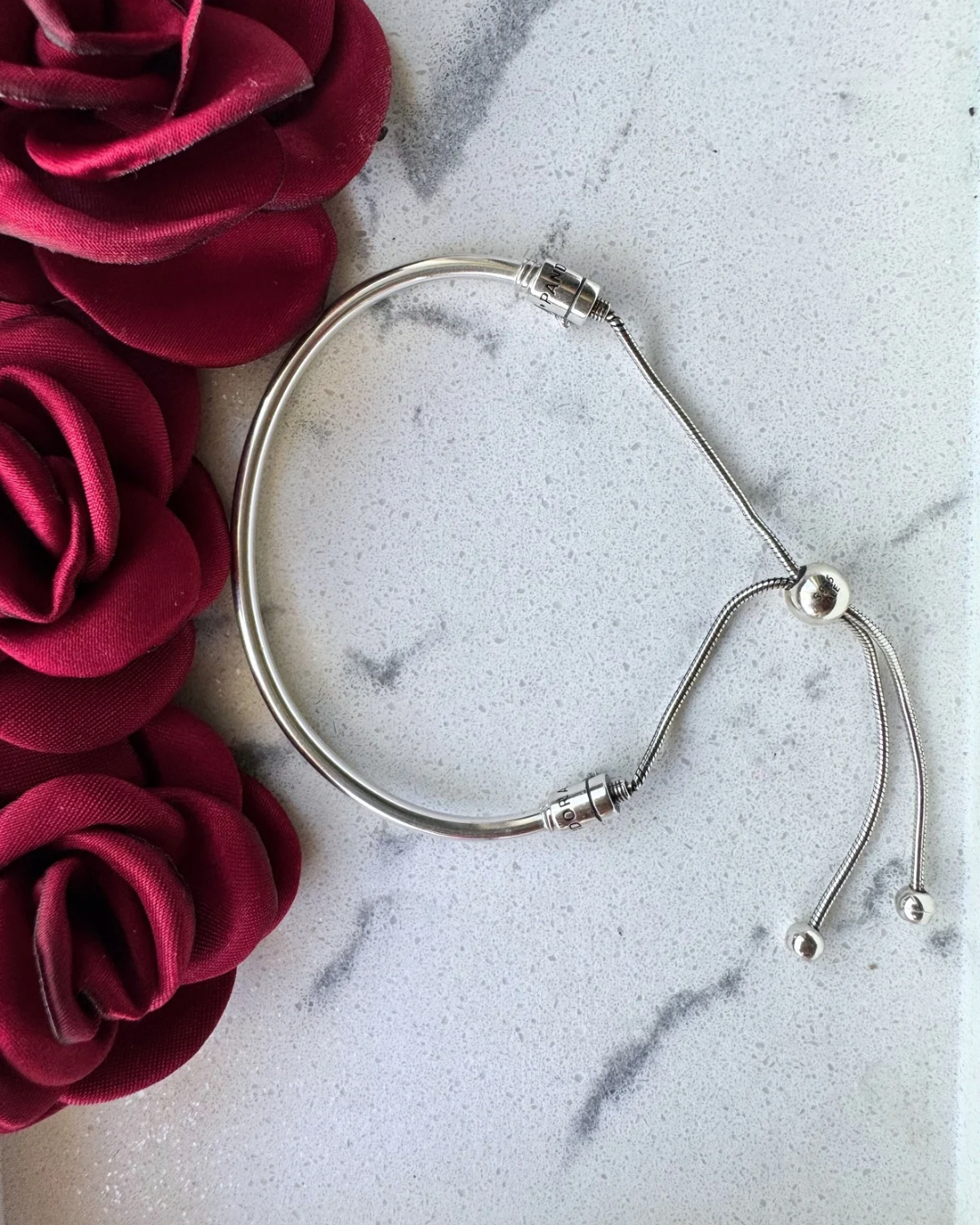 Pulsera insp, Pandora tubo ajustable, Plata 925
