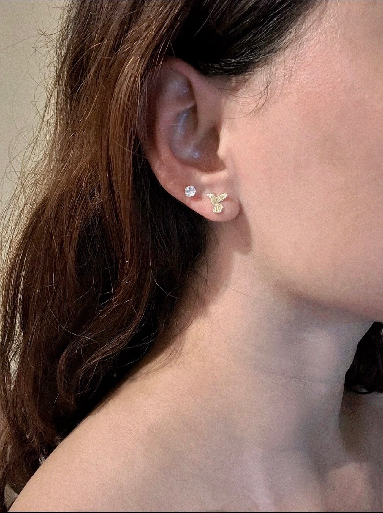 Insp. boucles en OR 10K VAN CLEFF 