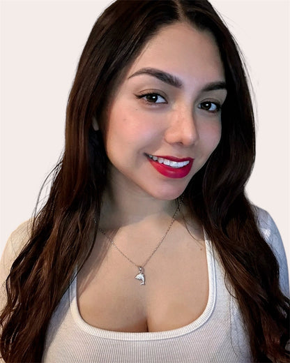 Ensemble Dauphin sablé en argent 925