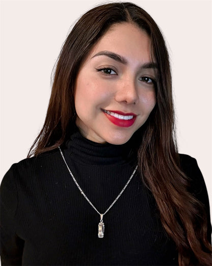 Chaîne de trombone avec fermoir en T. Argent .925