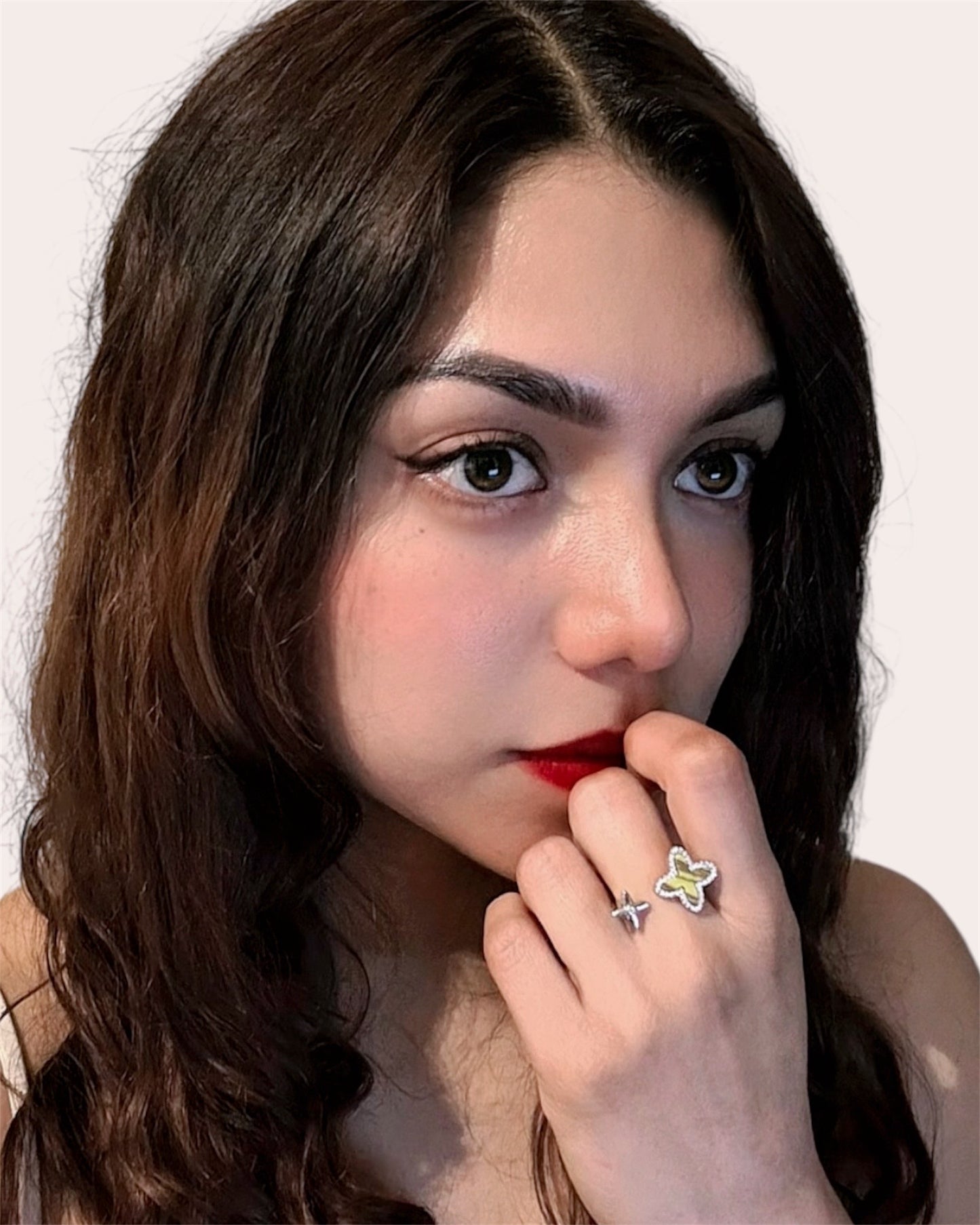 Insp. bague en LV avec zircons enchantés en argent .925