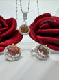 Opal Set of Different Colors Silver .925