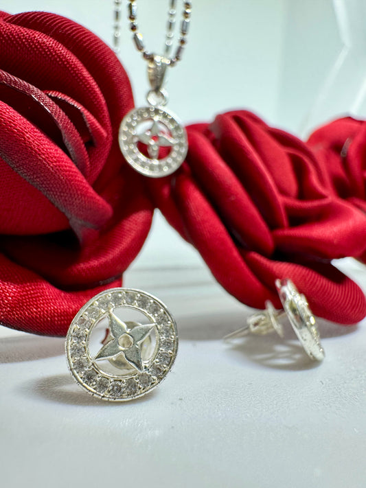 Set Ins. In LV with Zirconia Silver .925