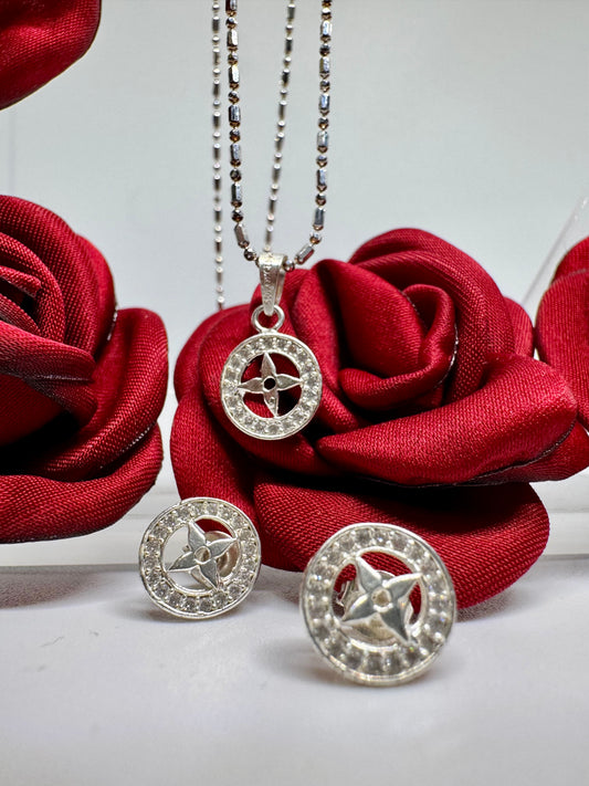 Set Ins. En LV con Circonias Plata .925