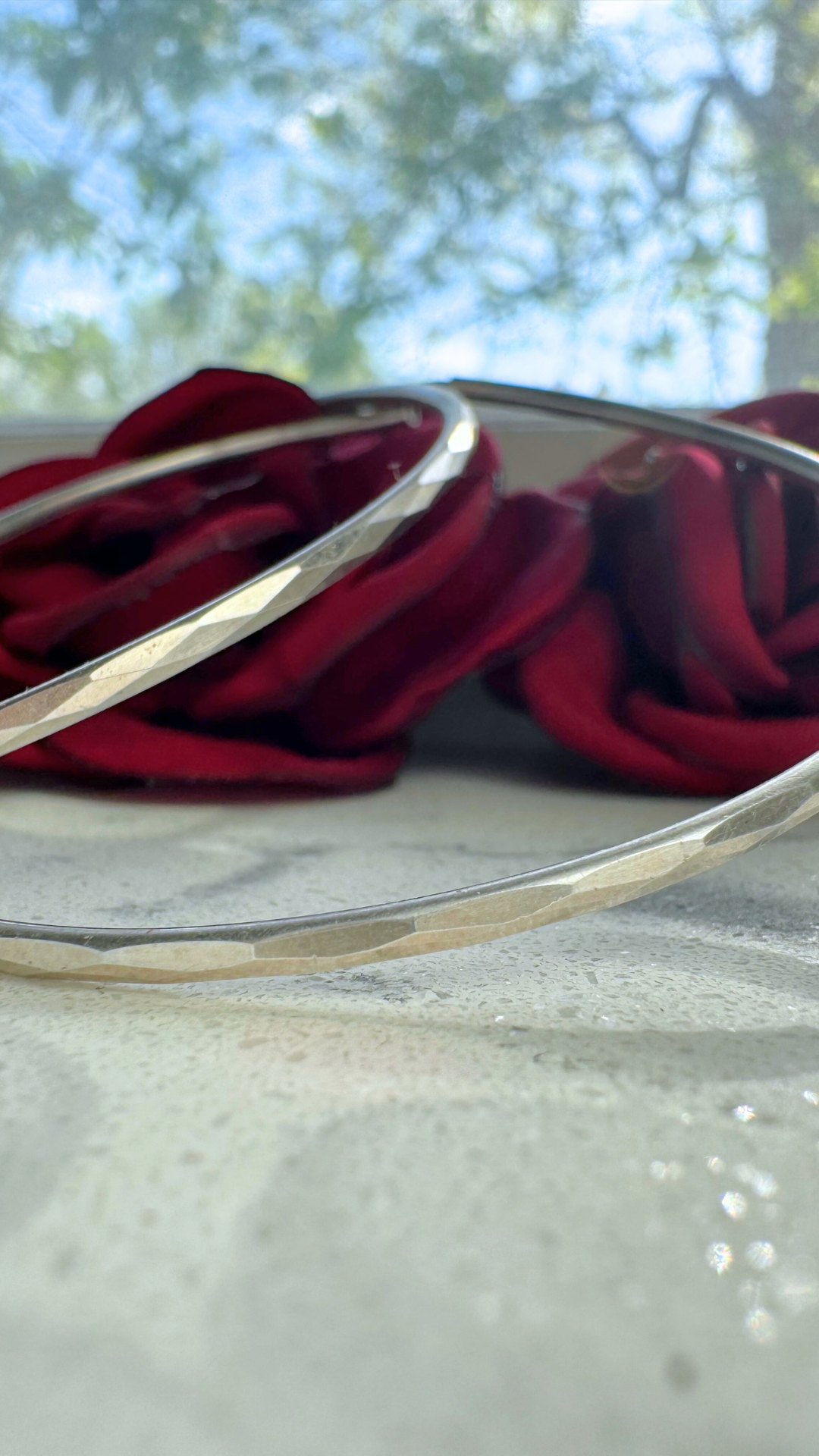 Large 925 Silver Earring 