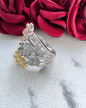 Anillo encantado 4 flores de colores Plata 925