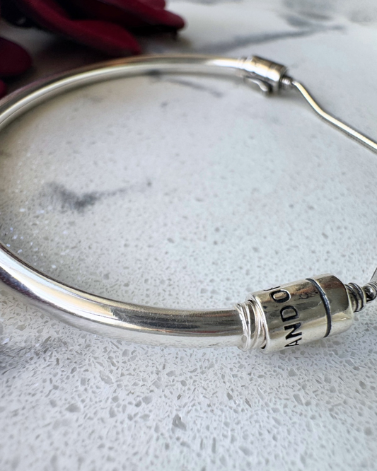 Pulsera insp, Pandora tubo ajustable, Plata 925