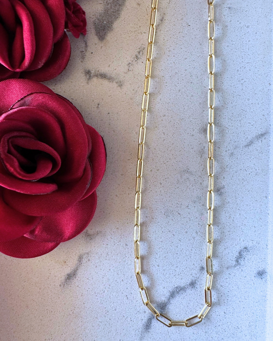 Cadena Paper Clip ORO 10K