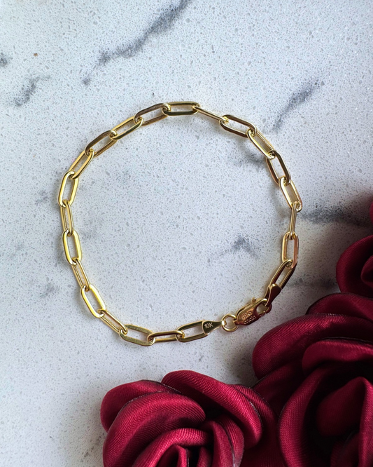 Pulso paper clip, ORO 10K