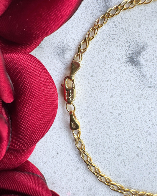Pulsera Doble Rombo, 10K