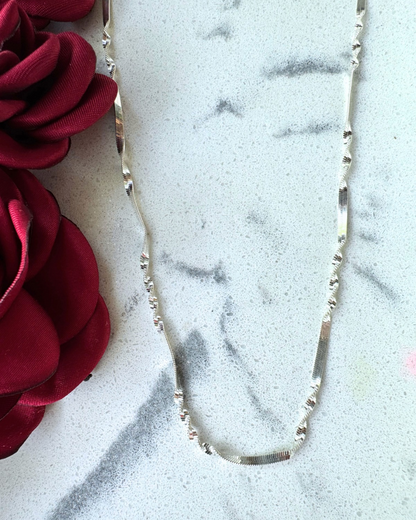 Semicolon Chain Silver .925