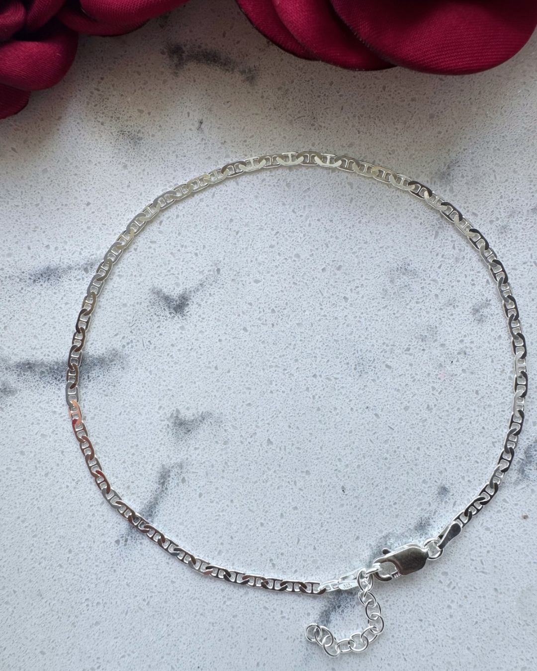 10K Gold Tricolor Weekly Necklace
