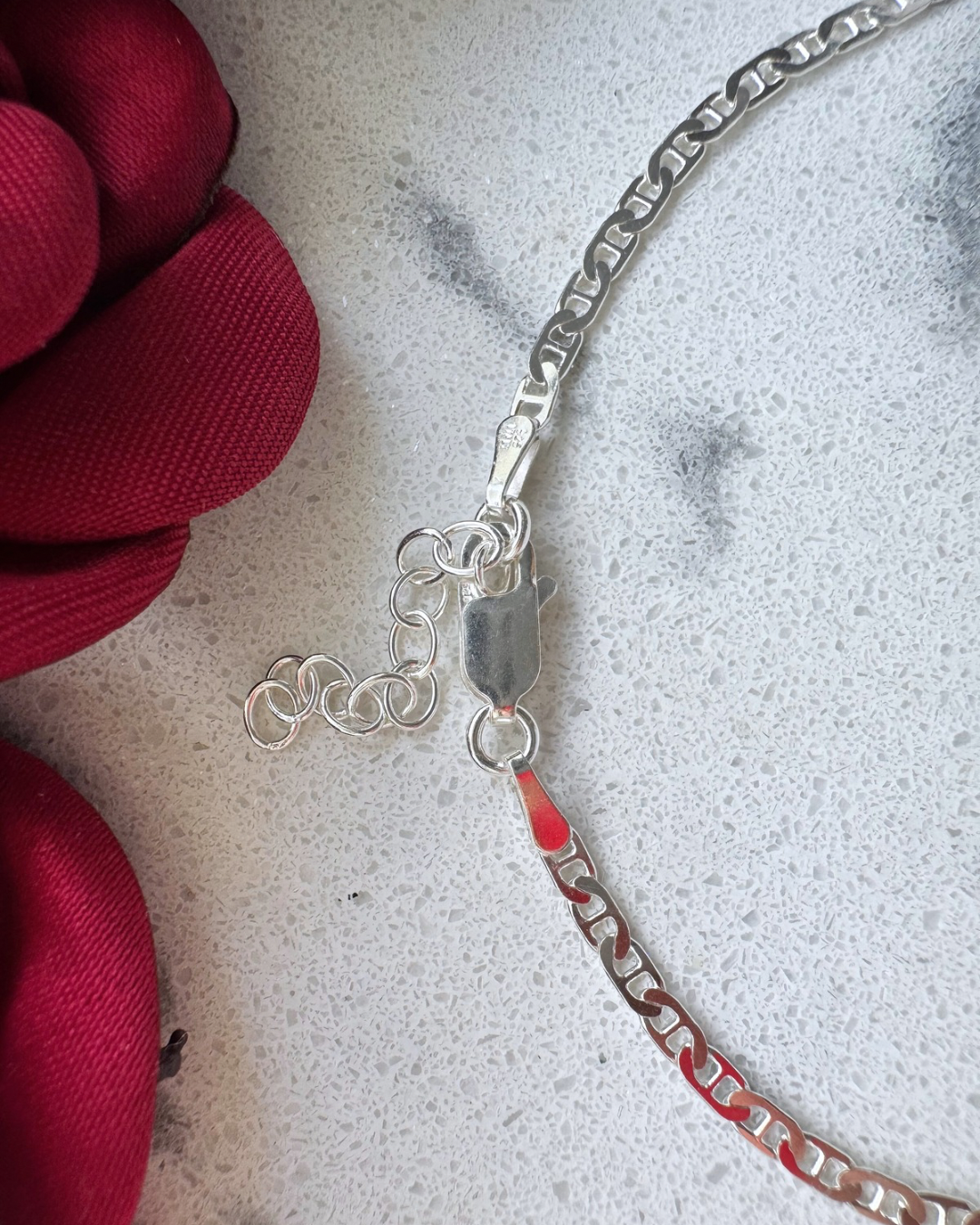 10K Gold Tricolor Weekly Necklace