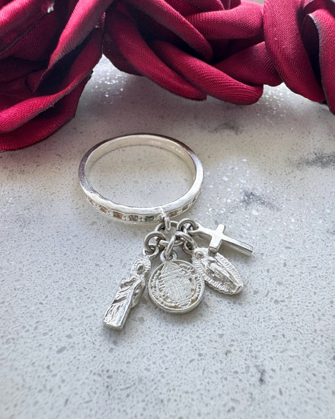 Bague miraculeuse, argent 925