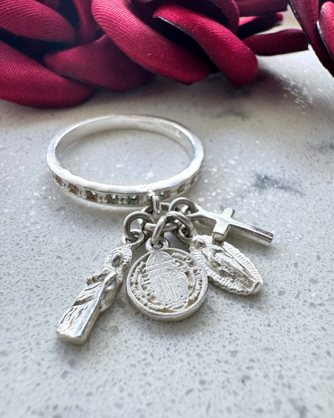 Bague miraculeuse, argent 925
