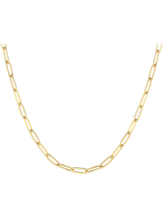 Cadena Paper Clip ORO 10K