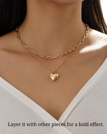 10K Gold Paper Clip Chain